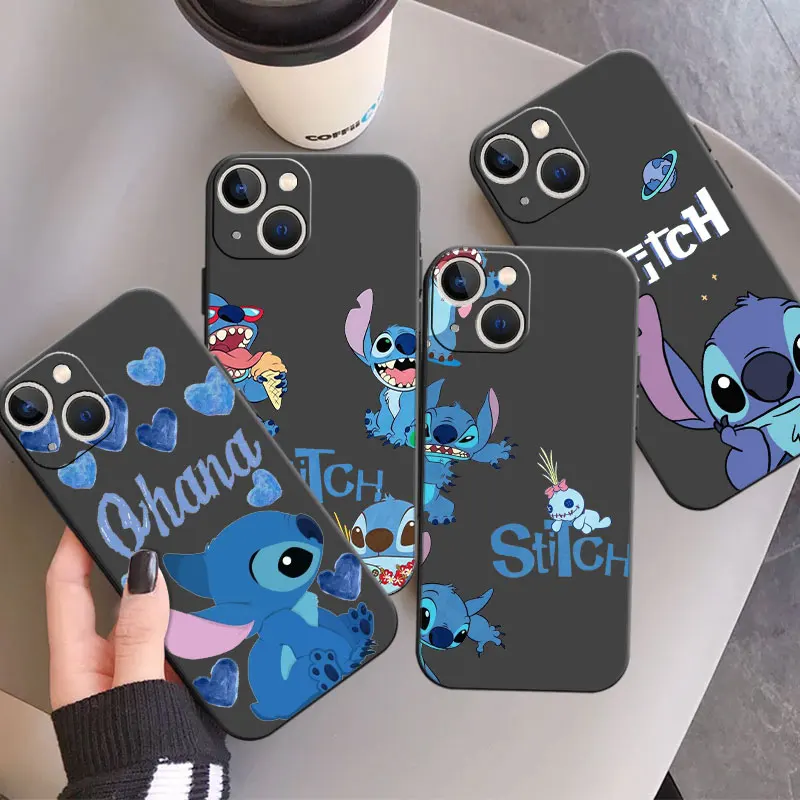 Case For Apple iPhone 15 14 11 13 12 Pro 7 X XR XS Max 6 8 Plus SE 2022 15Plus Soft Phone Coque Angie Stitch