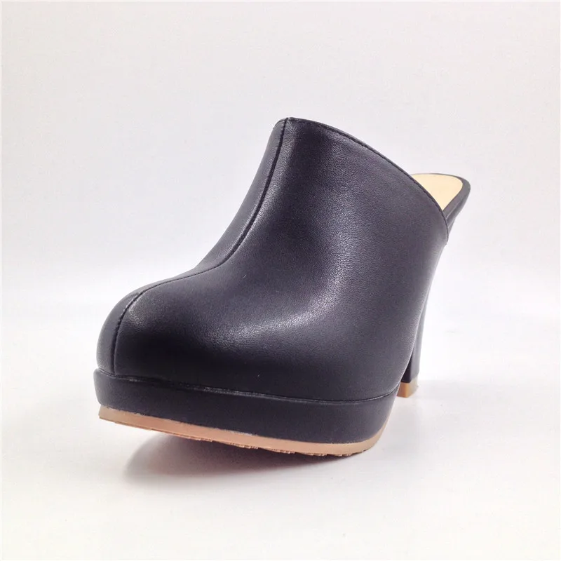 2020 Summer Women Sandals Slip-On Ladies Mules High Pumps Zapatos Mujer Tacon Shoes for Women Slippers