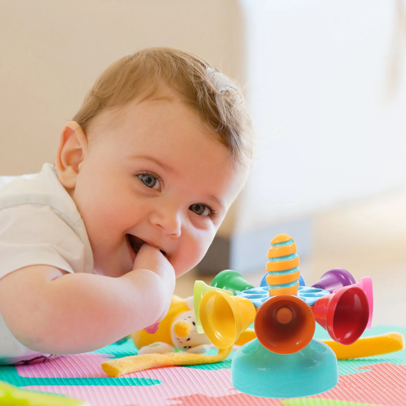 子供のための回転ベル楽器,プラスチック打楽器,赤ちゃんの音楽の目覚め,子供のおもちゃ