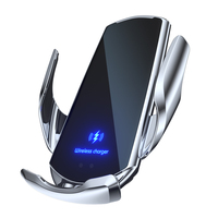 New Upgrade Car Mobile Phone Holder 15w Wireless Charging Portable Car Holder Cellphone Bracket Stand In cars accessories Device