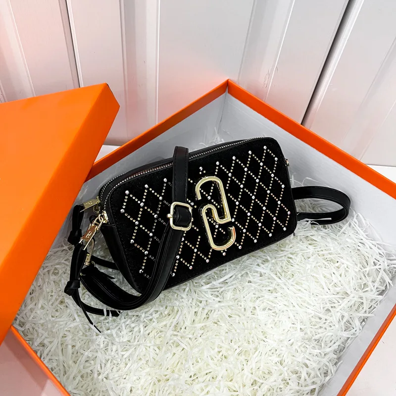 

‌ MJ2025 2025 Новая мини-квадратная сумка через плечо премиум-класса для женщин с широким ремешком, универсальная, трендовая, хит продаж