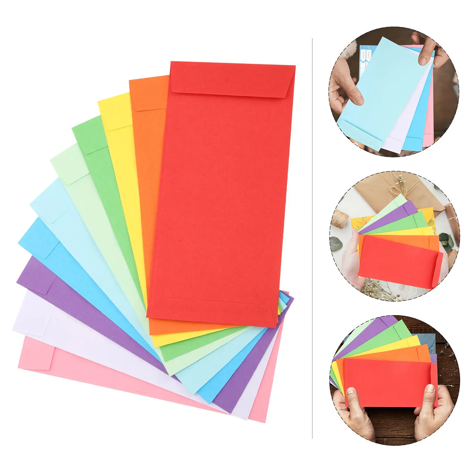 

120Pcs Cash Envelopes Budget Colored Paper Envelopes for Money Saving Tips Coins Budgeting Budget Cash Envelope