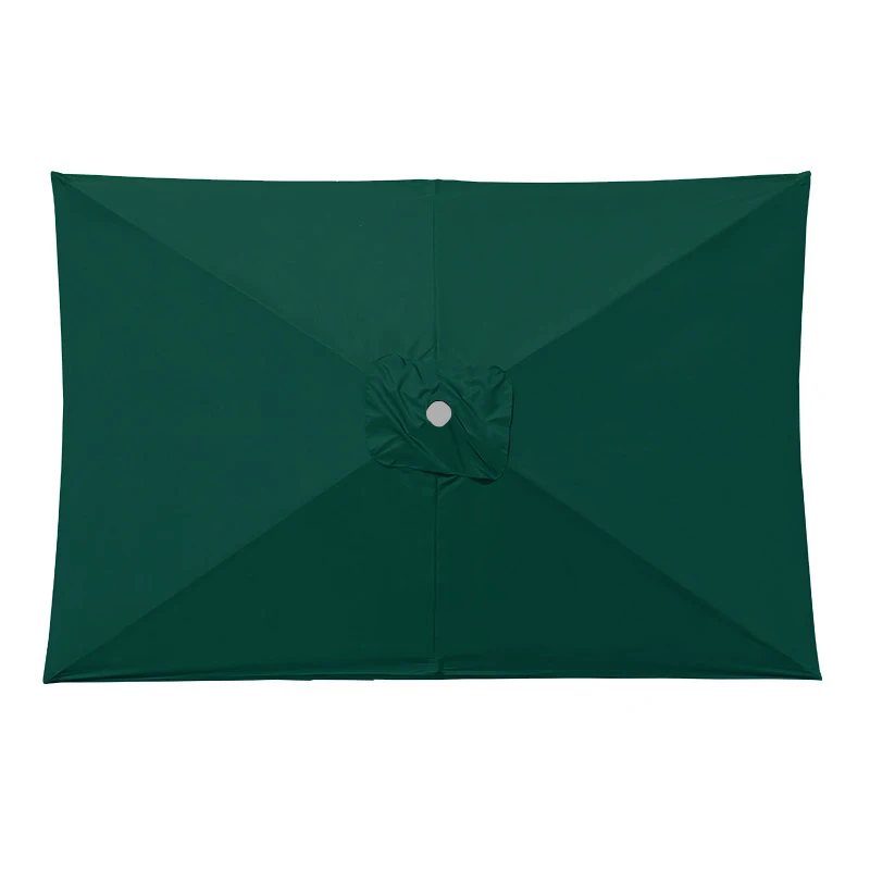 

2x3 м прямоугольный уличный патио зонтик ткань замена водонепроницаемый навес для двора сверхмощный консольный зонтик ткань