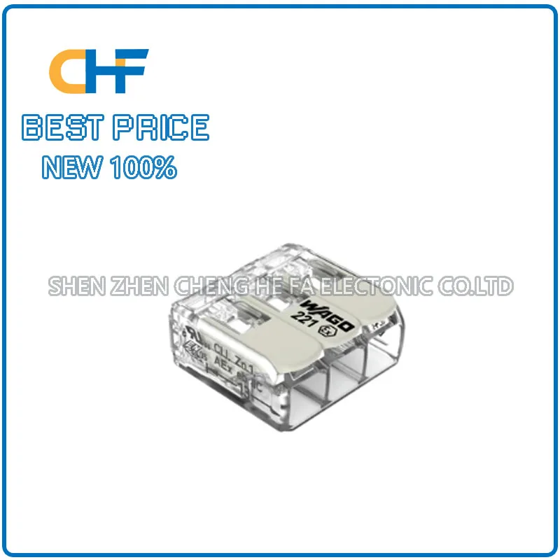 10PCS 221-683 WAGO Explosion proof Wiring Terminal Wire Connectors, brand new, original, in stock