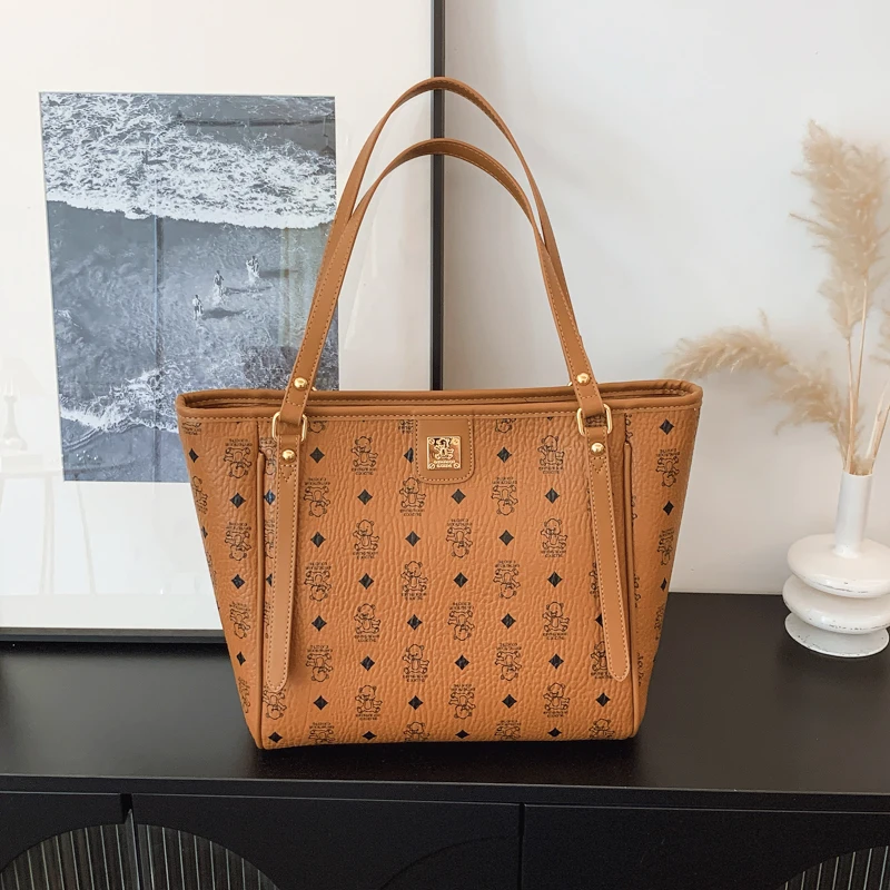 

Popular Classic Women's Tote Bag Leather Handbags Chic And Trendy By Designer Luxury Brand Handbag