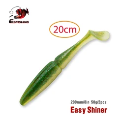 ESFISHING 200mm Professional Easy Shiner 2pcs Sea Fishing For Big Catch Soft Bait Isca Artificial Fishing Lure Sea Big Catching