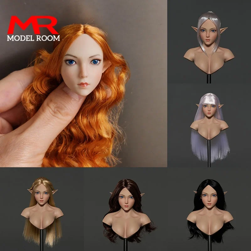 Iminitoys M017 1/6 ليتل قزم فتاة عيون زرقاء رئيس نحت نحت نموذج صالح 12 ''TBL JIAOU شاحب أنثى الجندي عمل الشكل الجسم
