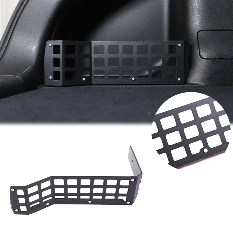 

For Nissan juke Infiniti ESQ 2011-2019 Aluminum alloy black car trunk left storage baffle car interior modification accessories