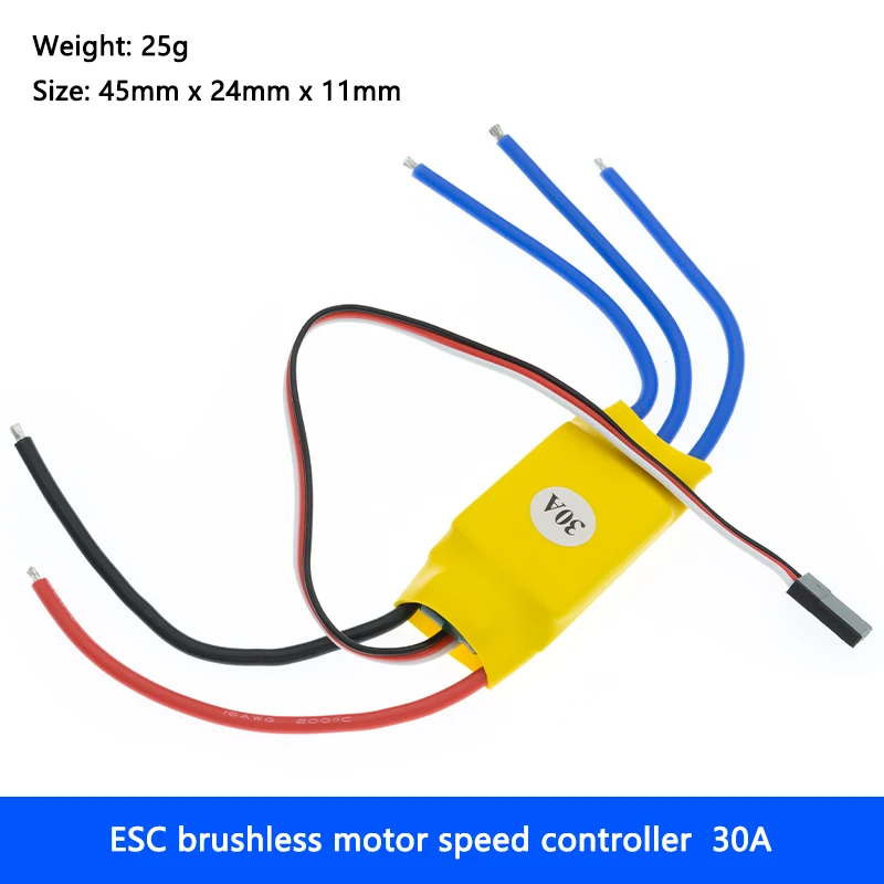 XXD HW30A 30A40A ESC Brushless Motor Speed Controller RC BEC ESC T-rex 450 V2 Helicopter Boat for FPV F450 Mini Quadcopter Drone