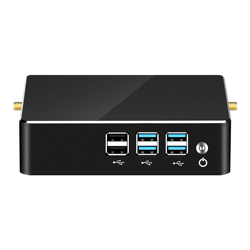 Inter Core i3 i5 i7 Mini PC Borebone Kit DDR3 RAM SSD WiFi Support WIN10 Ready Compact Computer with 4xUSB2.0 4xUSB3.0 for Home