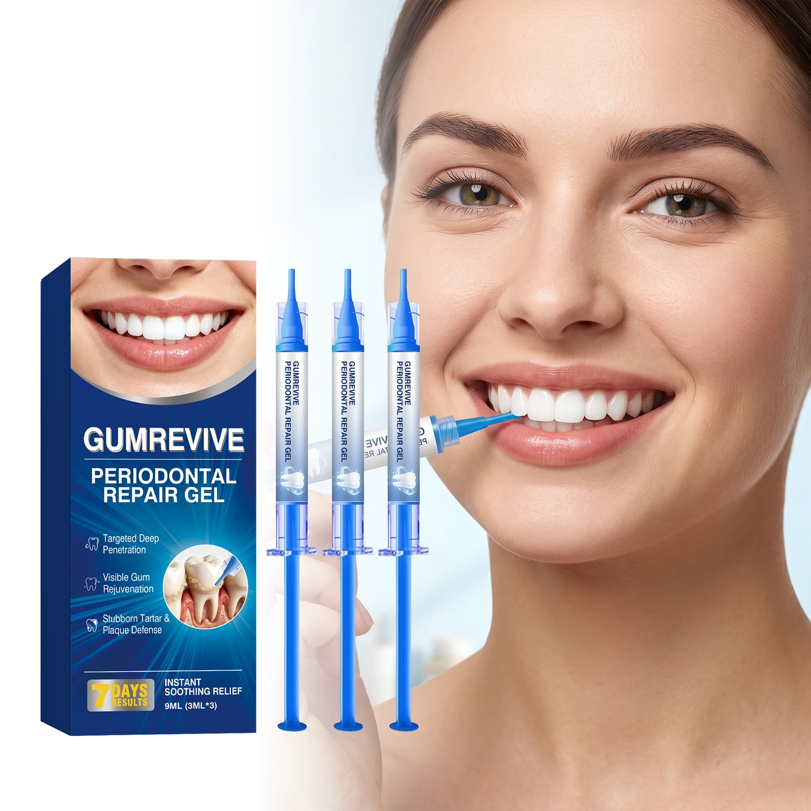 Gentle Formula Teeth Care Gel Effective Stain Removal Fresh Breath Daily Oral Hygiene Home Dental Cleaning Gel