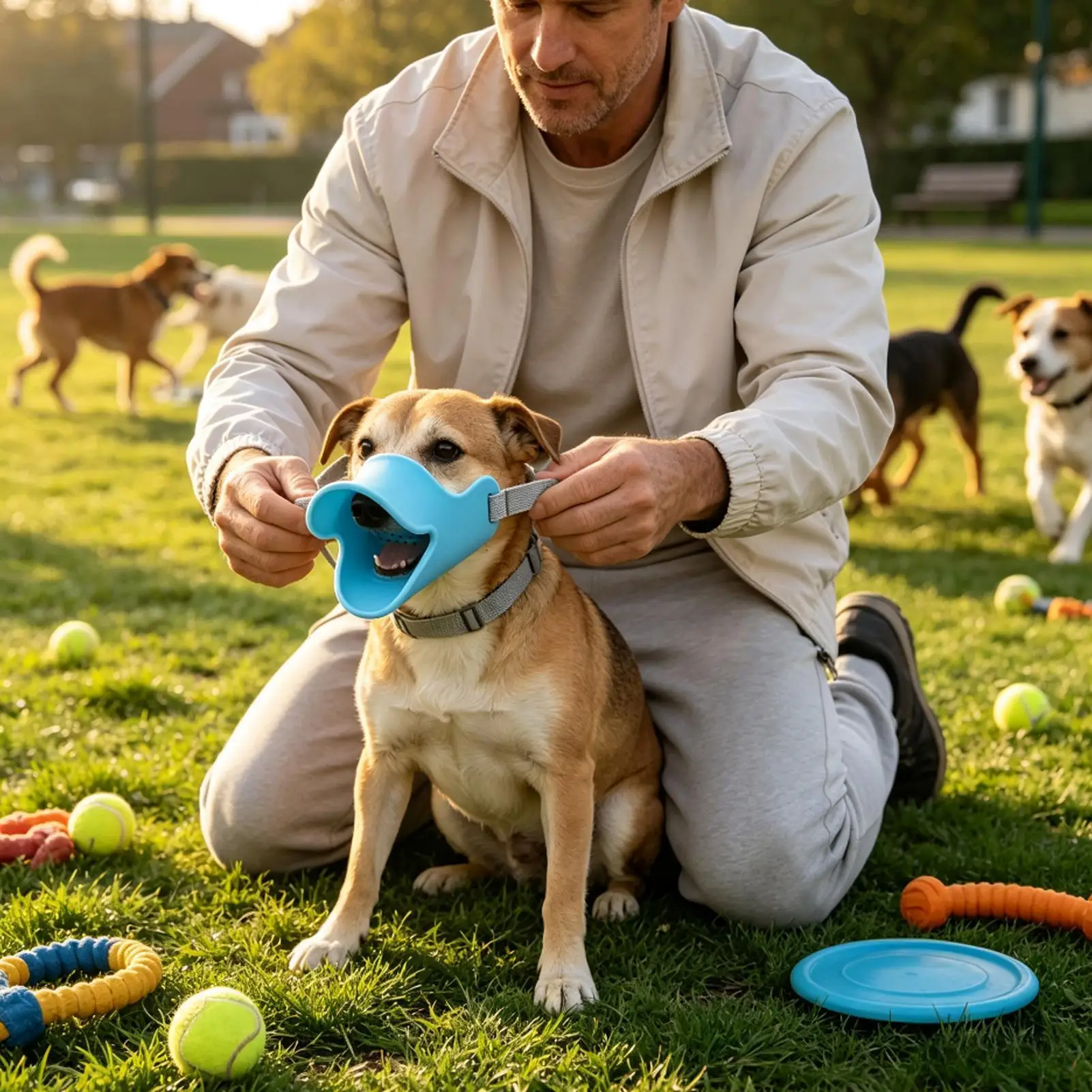 Duck Shape Dog Muzzle Soft Silicone Anti-Bite Chew Cover with Adjustable Strap Breathable Bark Control Mask for Dogs, Grooming
