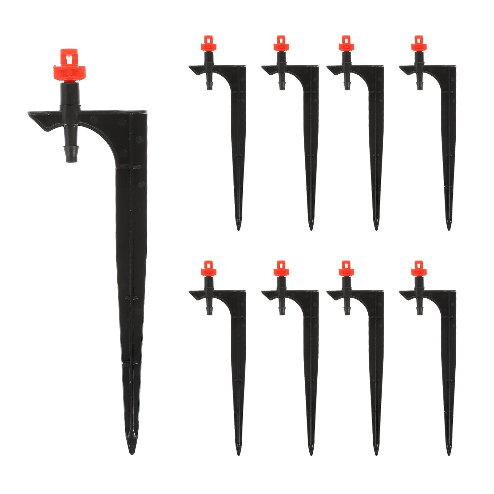 

20Pcs Stable Plastic Irrigation Spray Nozzle with Adjustable Misting Spike Watering Nozzle for Garden Lawn Drip Emitters