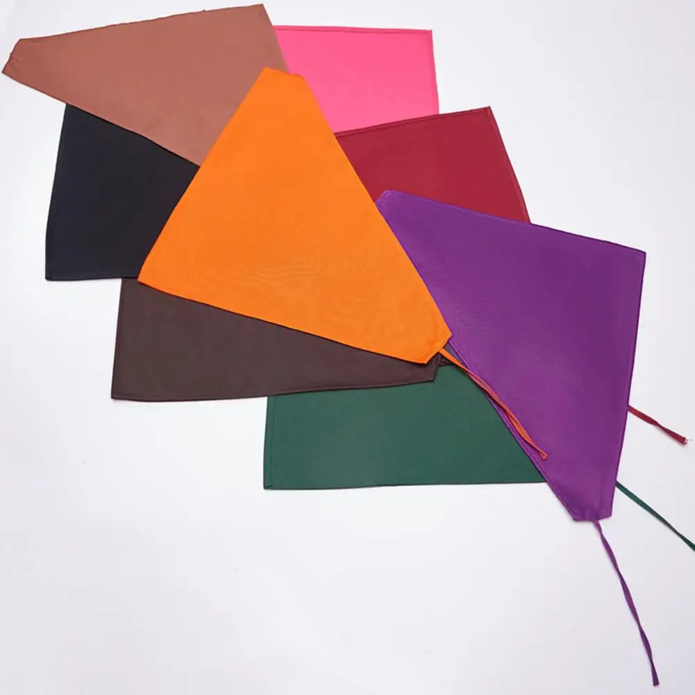 Triangle Headscarf Lace-up Turban Bakers Baristas Chefs Waitresses Versatile Hat Headwear Professional Cleaner Headscarf