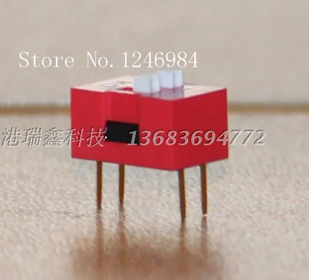 [SA]Taiwan Huanda DIP switch 2 DIP DIP switch DIP switch DS-02 more than the original authentic--100PCS/LOT