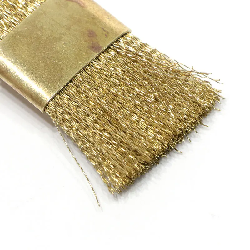 1pc Nail Drill Bit Cleaning Brush Golden Color Portable For Electric Manicure Drills Copper Wire Drill Brusher Cleaner