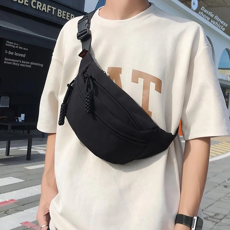 

Casual Crossbody Chest Bag for Men And Women Spor Leisure Student Bapa Single oulder Bag Trendy Waist Bag Nylon Material