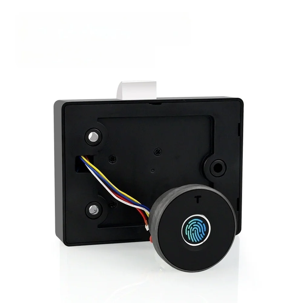 Biometric Drawer Lock with Type C External Power Support Multi-User Fingerprint Storage and Visual Status Light