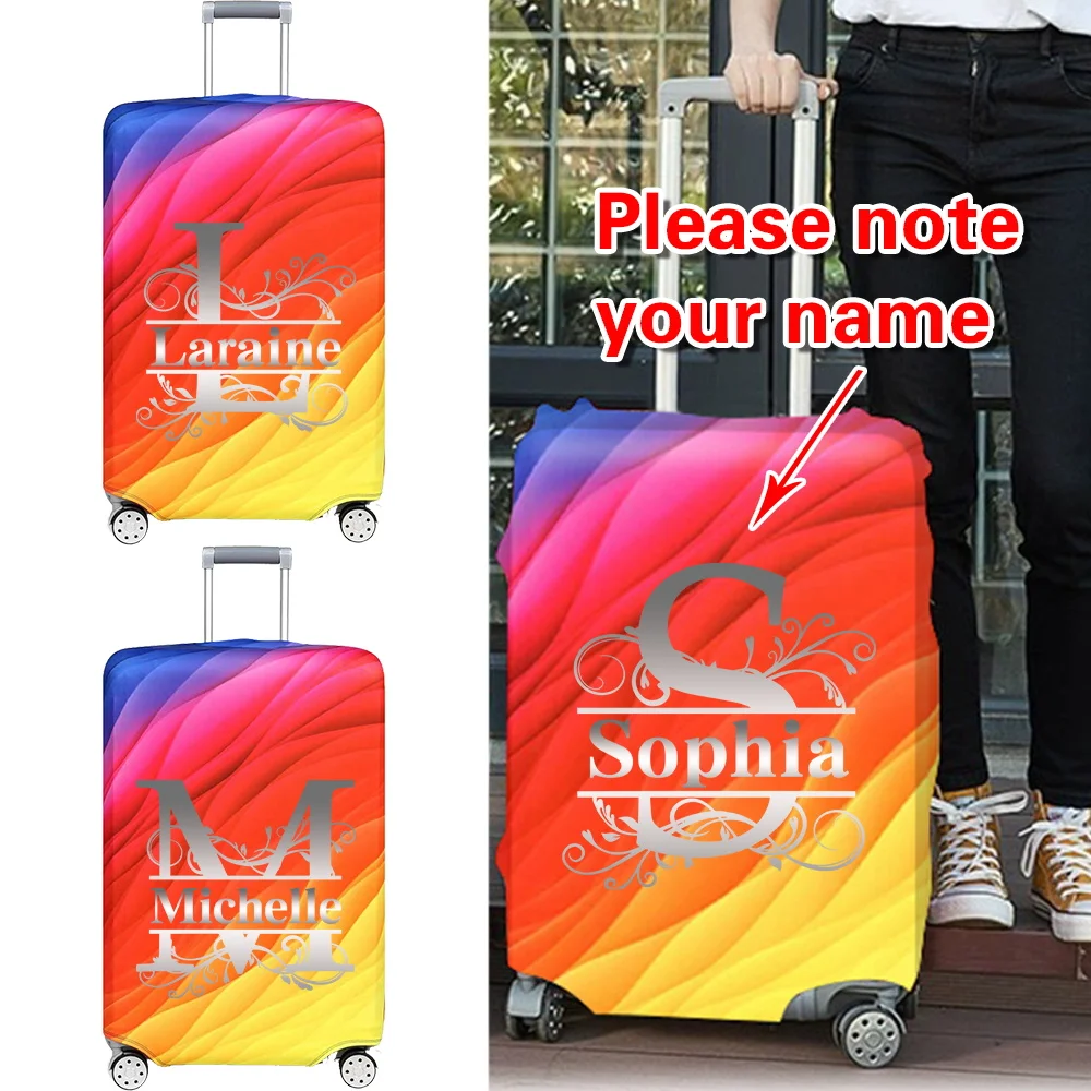 

Защитный чехол для дорожного чемодана по индивидуальному заказу, подходит для 18-32-дюймового тележки, пылезащитные чехлы, чехол для багажа с защитой от царапин