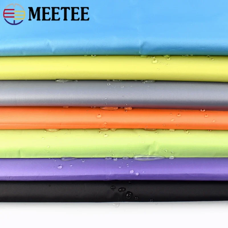 Meetee 100*148cm 190T Thin Waterproof Silver-coated Fabric Outdoor Sunscreen Sunshade Ripstop Umbrella Cloth Tent Material