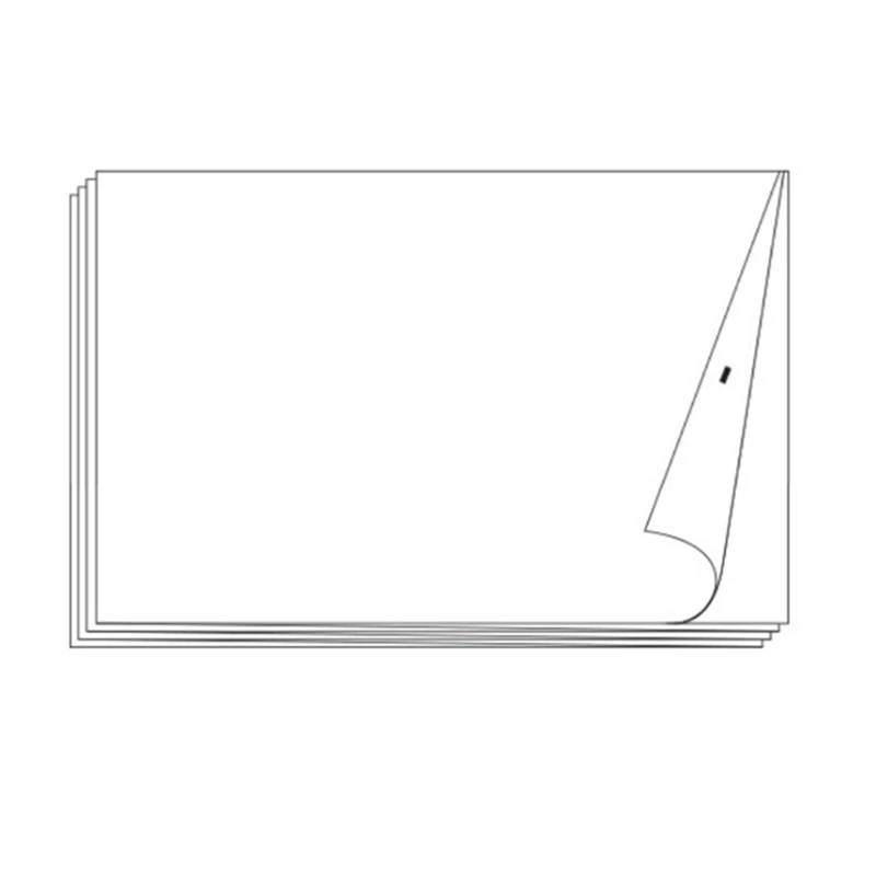 A4 Thermal Paper For Peripage A40 Portable Quick Drying Long Term Retention Period Folded Paper