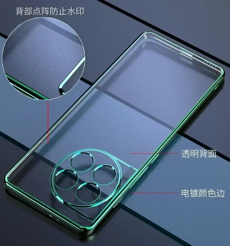 For OnePlus 12 12R Case Soft TPU transparent plating Slim protective Back Cover Case For OnePlus 11 11R 10T 10R 10 Pro ACE 2 Pro