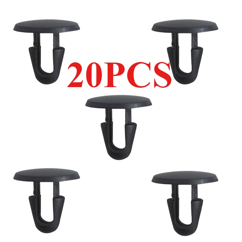 20pcs Car Engine Hood Sealing Strip Fixing Buckle For Toyota Crown Corolla Accord Hood Clip Nylon Rivet Mother Child Buckle Nail