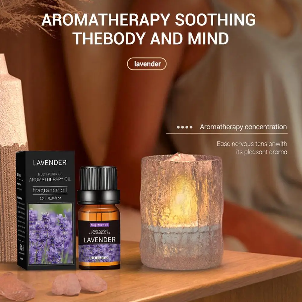 20Flavors 10ml Essential Oils For Aroma Diffuser Air Humidifier Lavender Rose Eucalyptus Sandalwood Air Freshening Aromatherapy