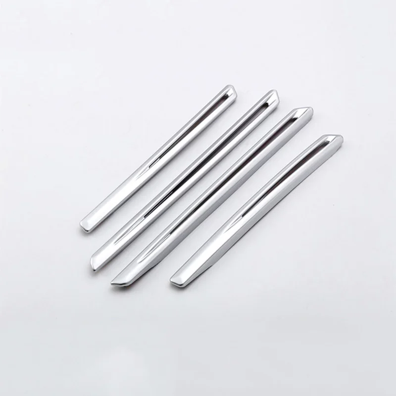 For VW Tiguan 2016-2020 MK2 Car Door Speaker Audio Trim Strips Sticker Garnish Chrome Cover Decorative Styling