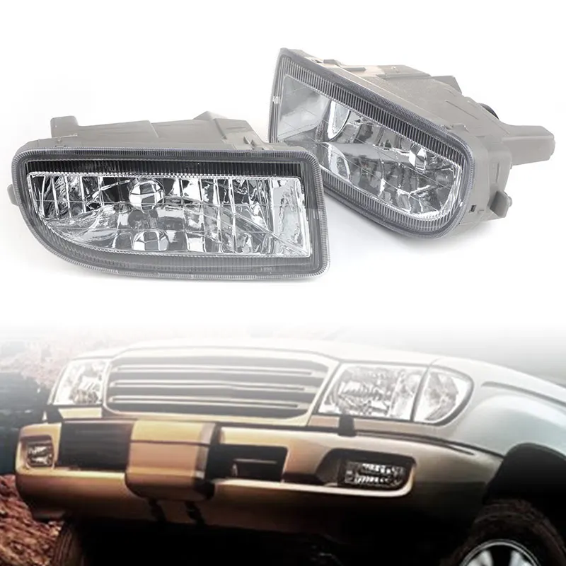 

81210-60122 81220-60042 Front Bumper Left Right Fog Light For Toyota Land Cruiser FJ100/FJ105 1998-2007 Driving Fog Lamp No Bulb
