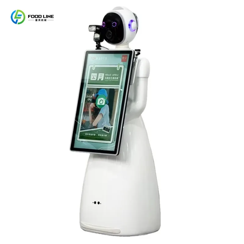 Customized Robot Photographer with Instant Print Built-in DSLR & Printer Selfie Robot