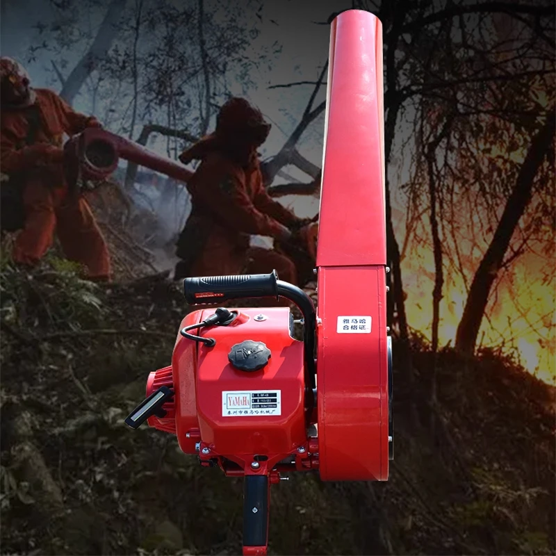 منفاخ محمول محمول عالي الطاقة 120.5cc/38.8kW منفاخ منفاخ الثلج مدخنة موقع بناء الطريق منفاخ الغبار