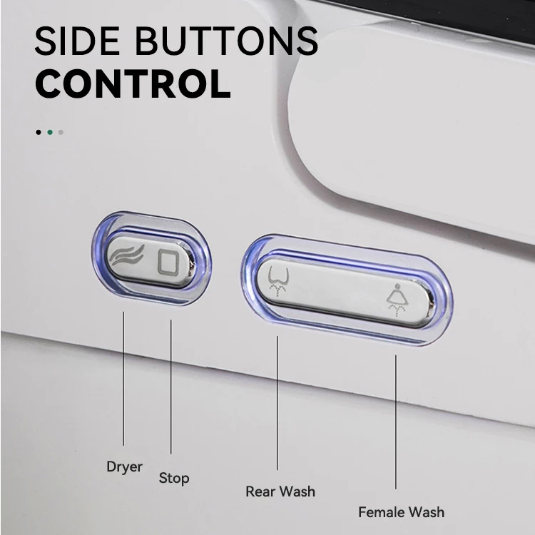 Factory Direct Cupc Automatic One Piece Commode Sanitary Ware Bathroom Wc Intelligent Smart Toilet