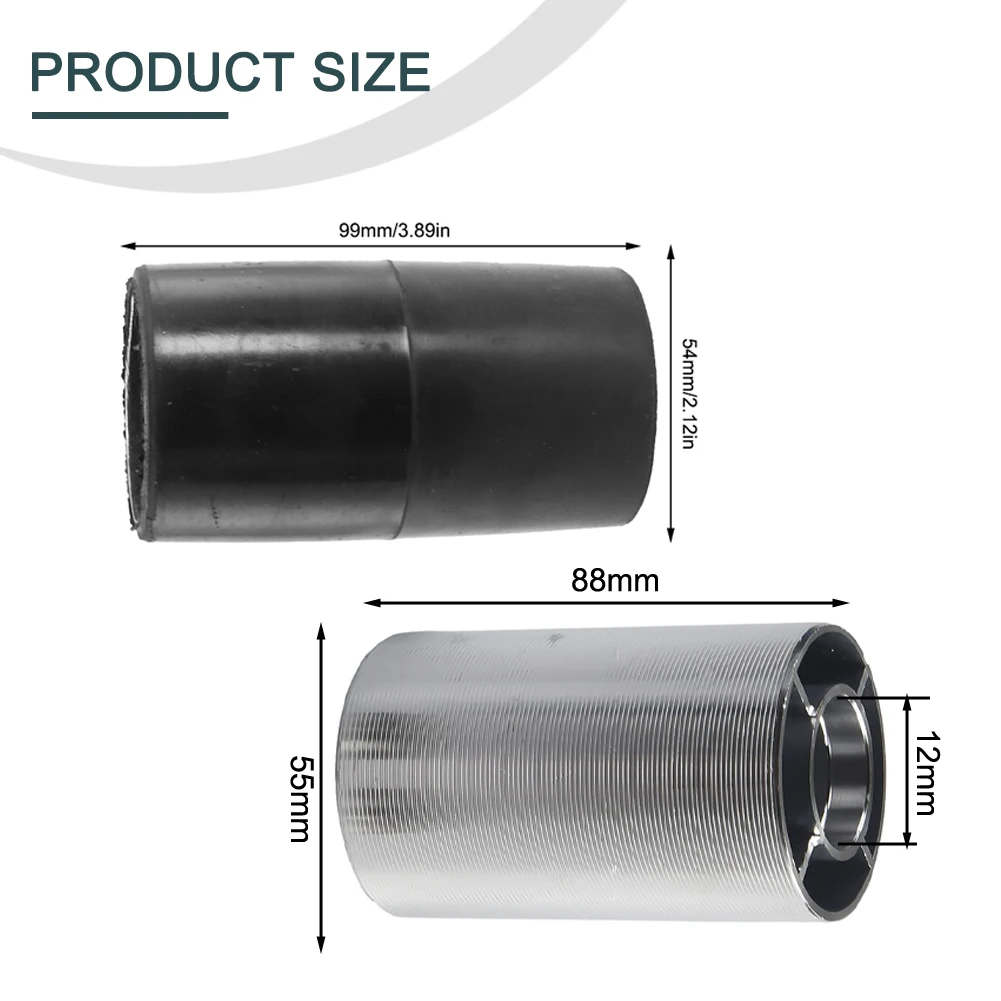Aluminum And Rubber Drive Roller Kit Rubber Driving Roller Rear Roller Front Roller Aluminum Roller 9403 Belt-Sander