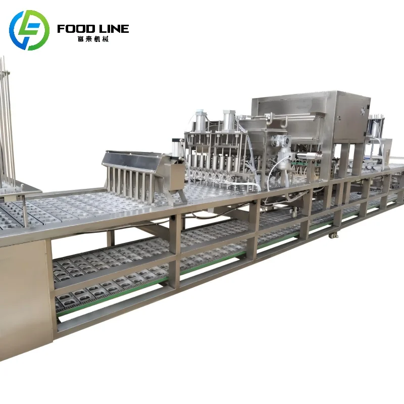 Cup Bowl Instant Noodle Line Automatic Block Forming Frying Packing Complete Equipment Custom