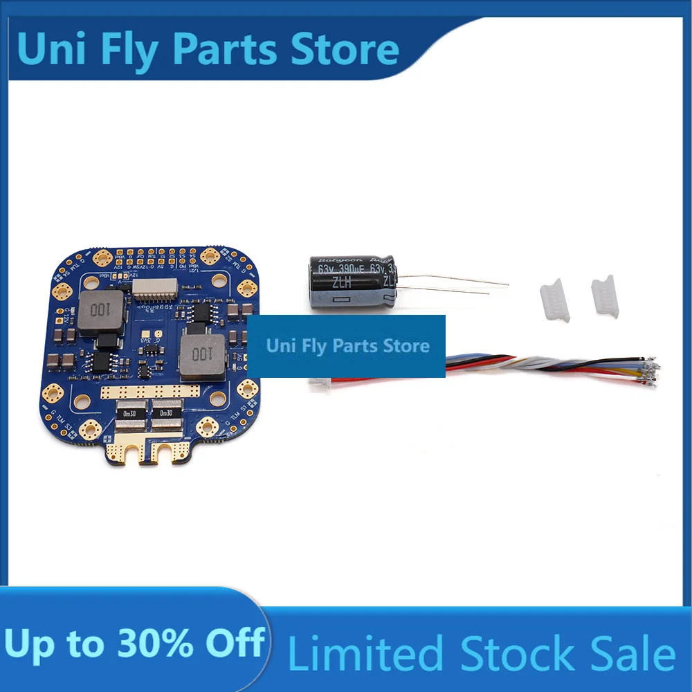 UniFlyYSIDO PDB FCHUB-12S V2 5V/12V BEC Power Distribution Board 3-12S 30.5mm For Multirotor X-Class Cinelifter RC FPV Racing Dr