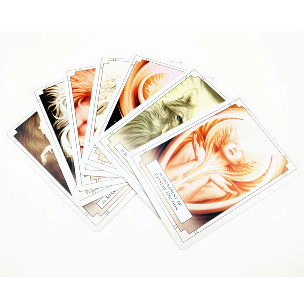 New White Light Oracle. Board Games .Tarot Cards Party For Adult Guidance Divination Fat.Tarot Cards for beginners