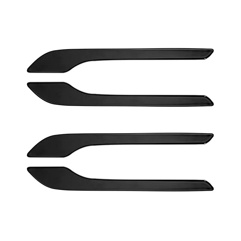 

Carbon Fiber Black Chrome Car Door Handle Cover Trim Sticker Styling For Tesla Model 3 Model Y Model3 Auto Accessories