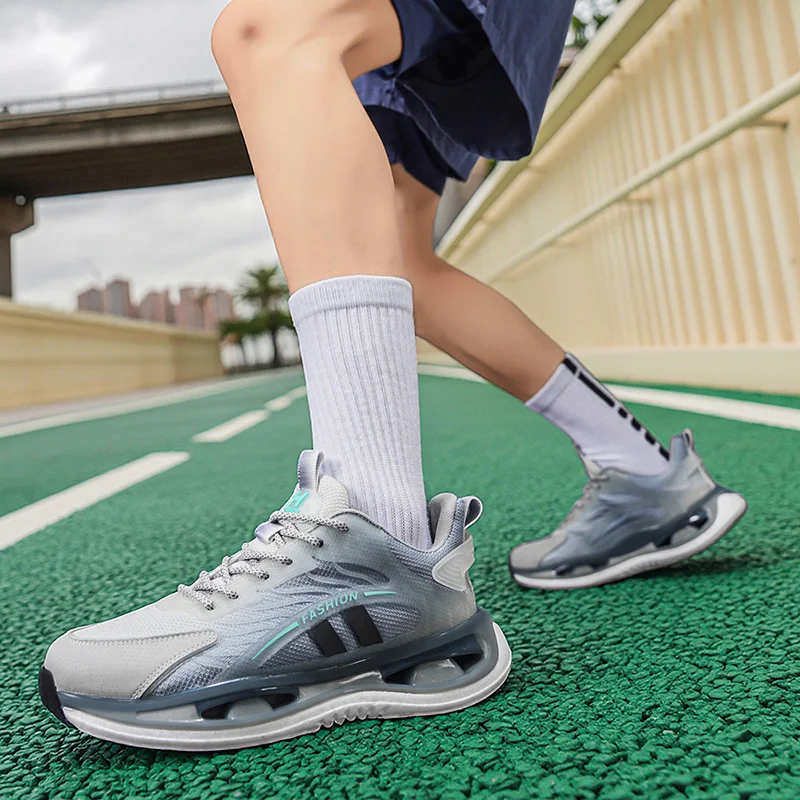 2026 breathable mesh shoes, versatile mesh surface, casual popcorn sports shoes, running height increasing dad's trendy shoes