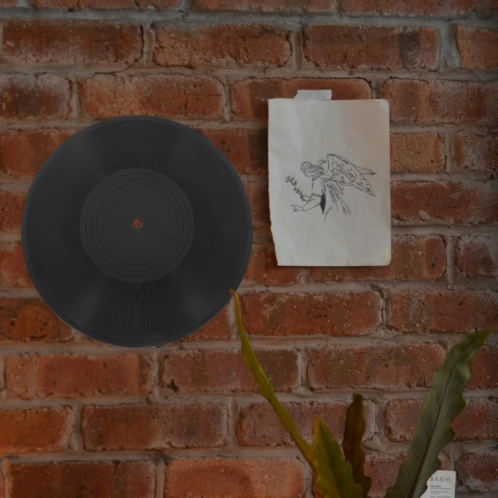 

3 Pcs Record Wall Decor Retro Music Room Decorative Plastic Records Art Fake Discs Bar Aesthetic Wall Decor Coffee Shop