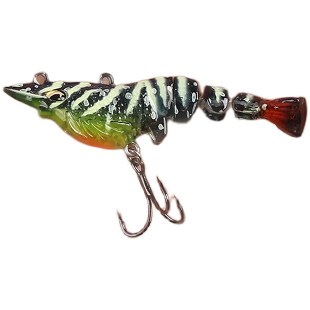 4g Crawfish Lure Segmented Fiber Tail Hard Bait Sinking Shrimp For Vib Fishing Tackle Crayfish Bait For Bass Trout Pike Parts