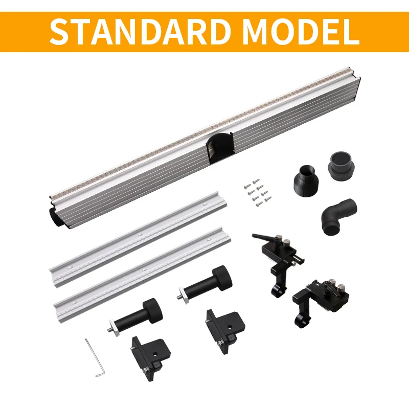 Kit de valla de aluminio para prensa perforadora, recolector de polvo de taladro, herramientas para trabajar la madera, accesorios para herramientas de carpintería