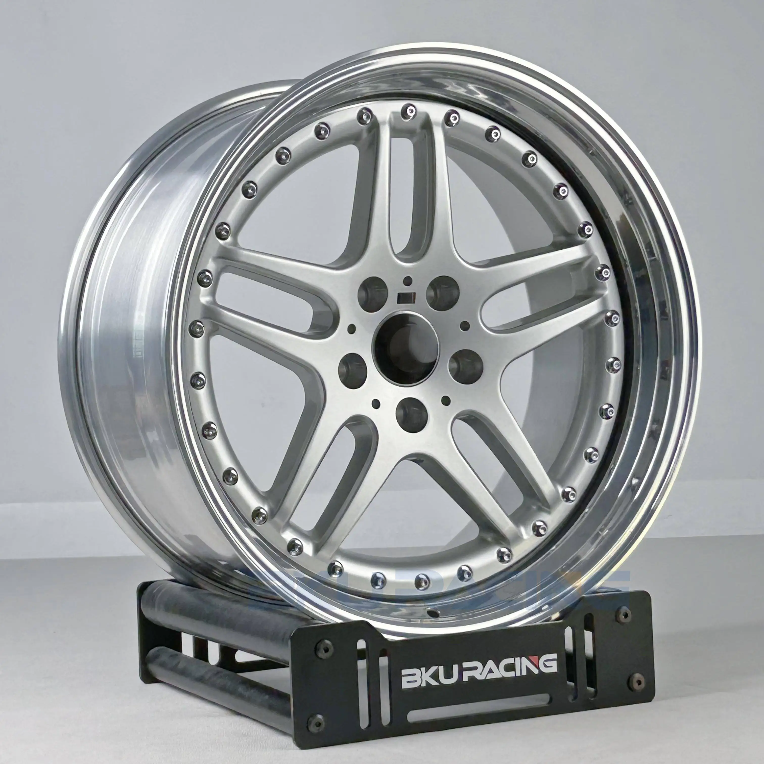 3 Piece Forged 5x120 Wheels 18 19 Inch Rims M Parallel Style 37 Sliver Alloy Wheel for E46 E34 E90 E92 E60 E38 E39 F10