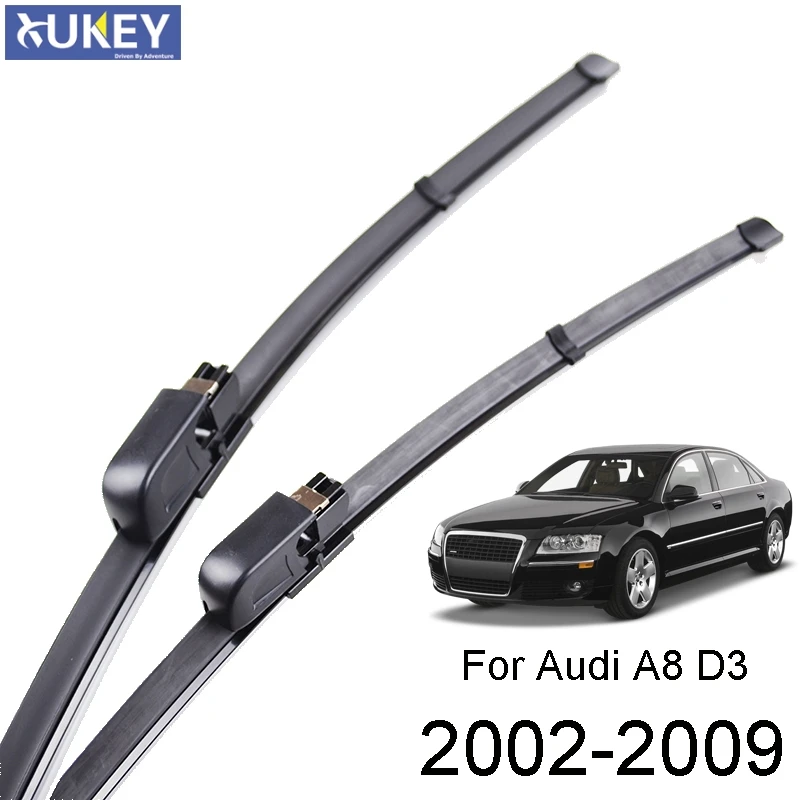 Xukey 2 sztuki / zestaw piór wycieraczek przedniej szyby 24 "23" do Audi A8 S8 D3 Sedan 2009 2008 2007 2006 2005 2004 2003 2002