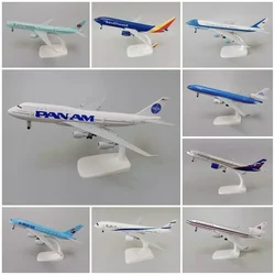 20 centimetri In Lega di Metallo USA Air Pan American World Airways PAN AM Boeing 747 B747 Diecast Modello di Aereo Aereo Sud-Ovest KLM aereo