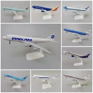 20 cm Paduan Logam USA Air Pan American World Airways Pan AM Boeing 747 B747 Diecast Pesawat Model Pesawat Barat Daya KLM Pesawat 8 penjualan terbaik klm - №