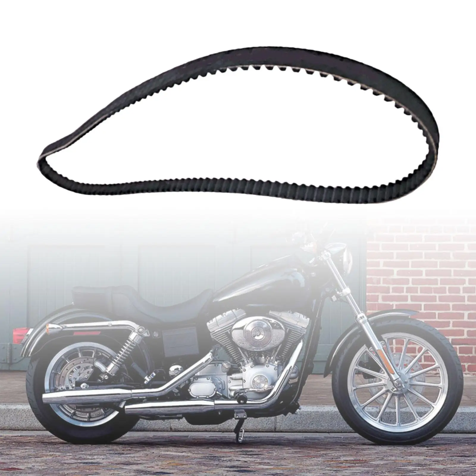 Professional Rear Drive Belt 40015-90 1-1/2 Inch Wide Heavy Duty Rubber for Harley-davidson Electra Glide Touring Models