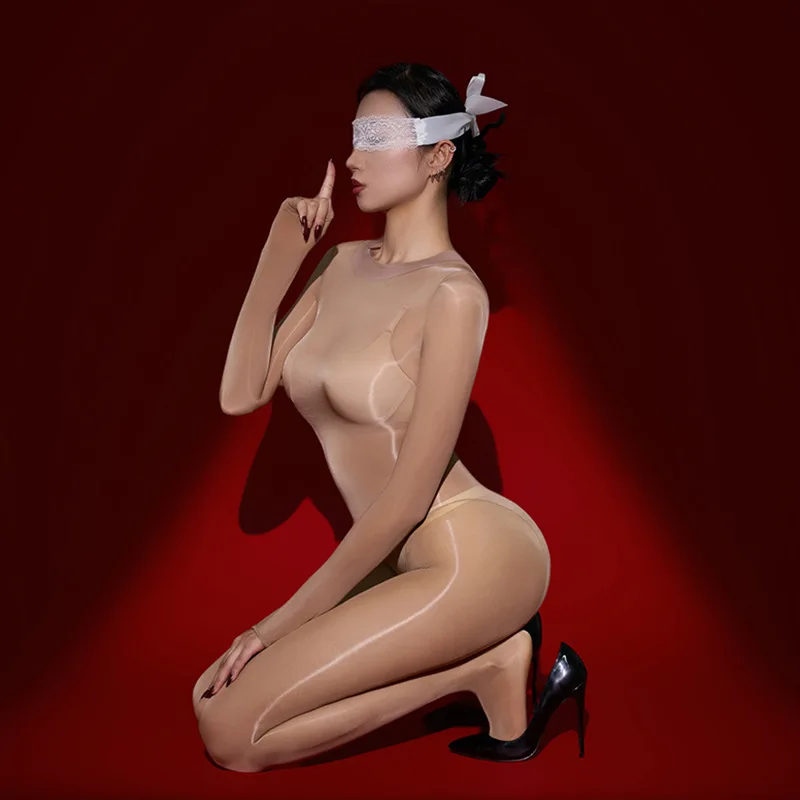 جديد لامع حريري عالية قطع سلس ارتداءها مثير جوارب سوداء مغرية جوارب كامل الجسم البدلة #3