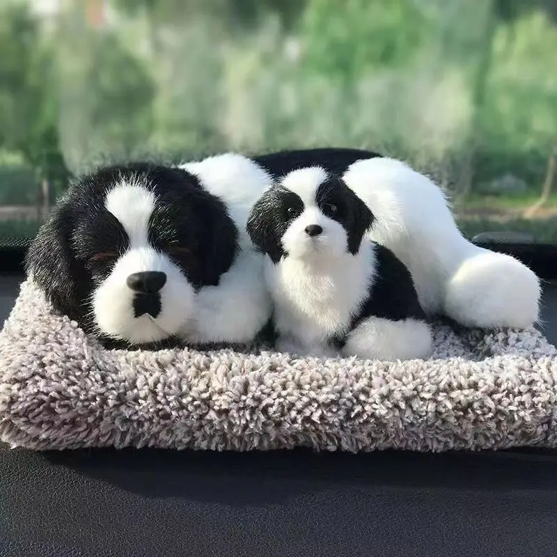 Car Ornaments Simulation Cute Pet Cat Dog Activated Bamboo Charcoal Package In Addition To Formaldehyde Car Interior Accessories