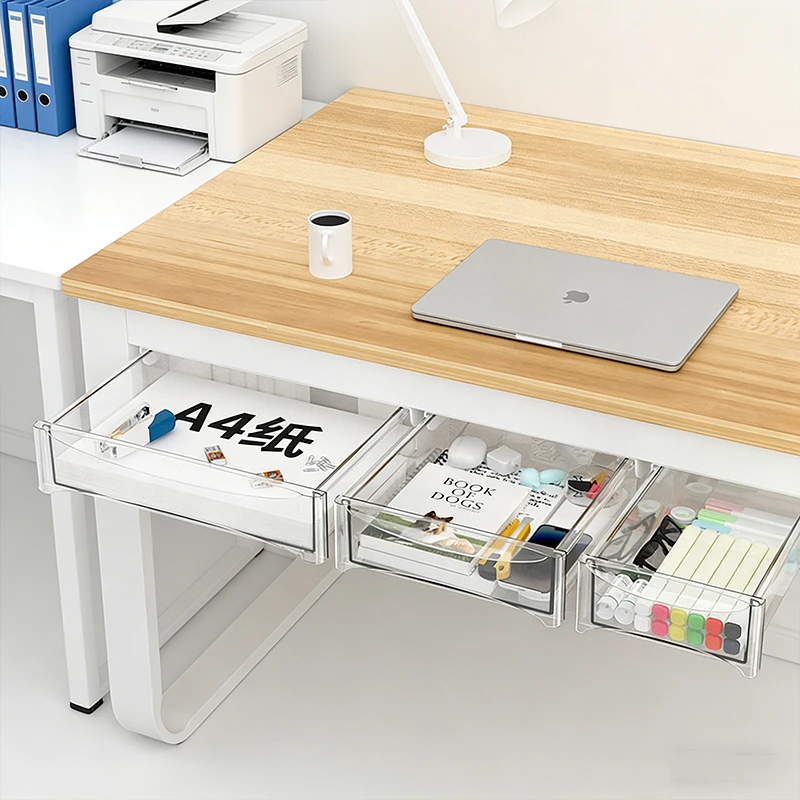 Large-Capacity Hidden Office Drawer | Multi-Functional Under-Desk Organizer for a Tidy Desktop